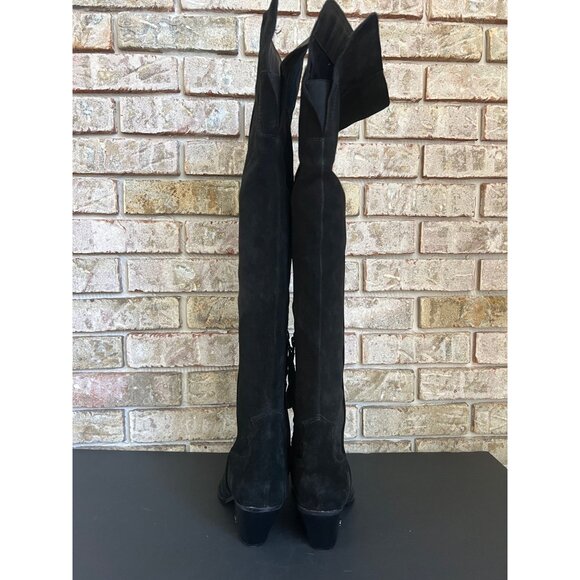 NEW Sam Edelman Julee Over the Knee black suede Boots size 8 - Picture 6 of 13